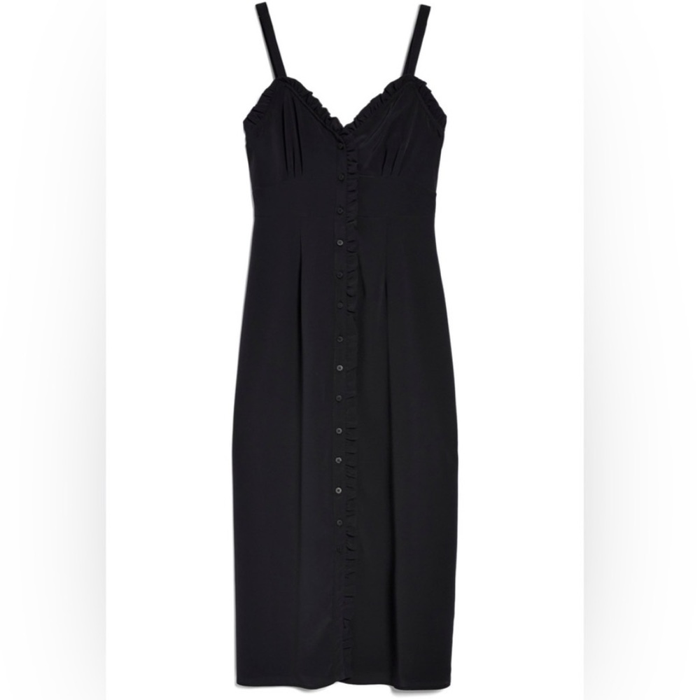 Topshop long black dress